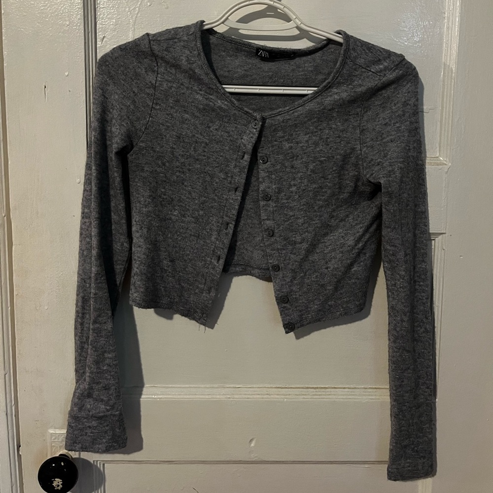 Zara cropped cardigan